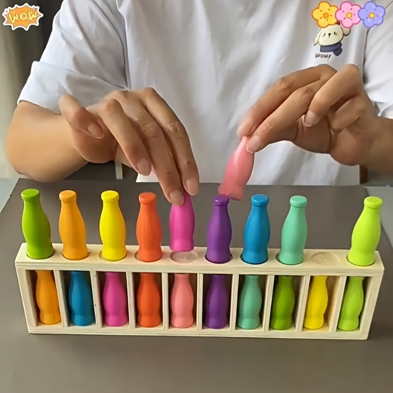 Board Game Multiplayer - Fun Bottle Color Guessing Challenge Game