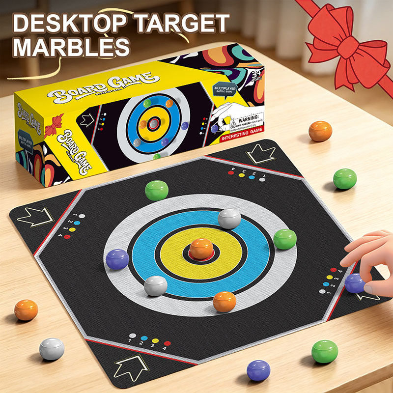 Board Game Multiplayer - New Curling marbleTable Game Desktop Bump