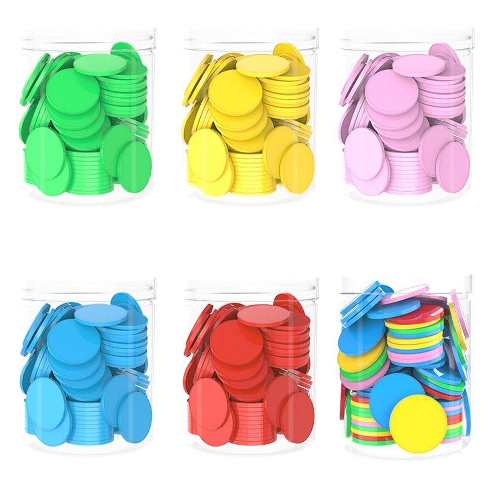 Board Game Operation - 100pcs Plastic Counting Chips Addition Subtraction