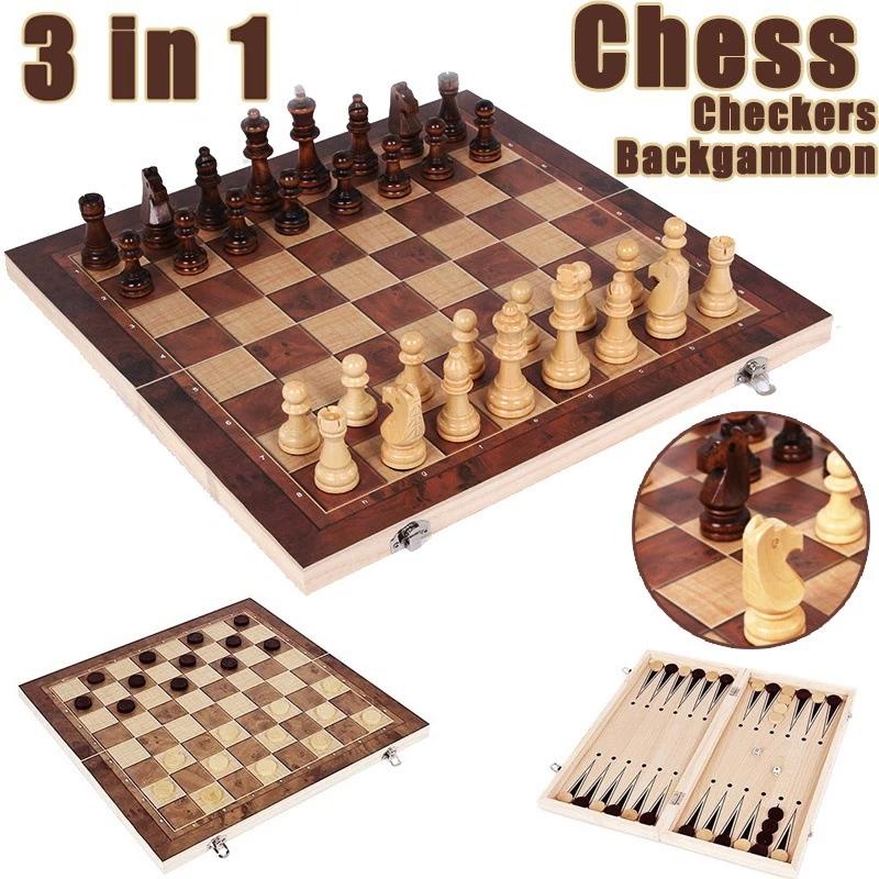 3 in 1 Chess Board, Folding Wo - огляд і ціна Board Game Operation