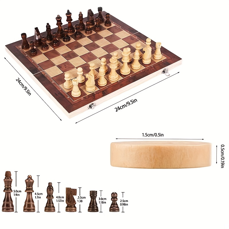 3 in 1 Chess Board, Folding Wo - огляд і ціна Board Game Operation