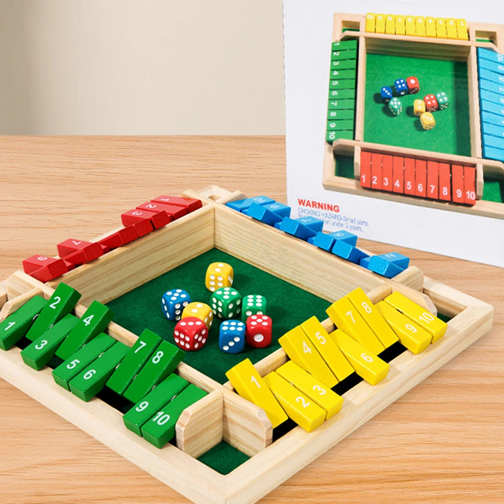 Six Sided Flipping Game Wooden - огляд і ціна Board Game Flip 7