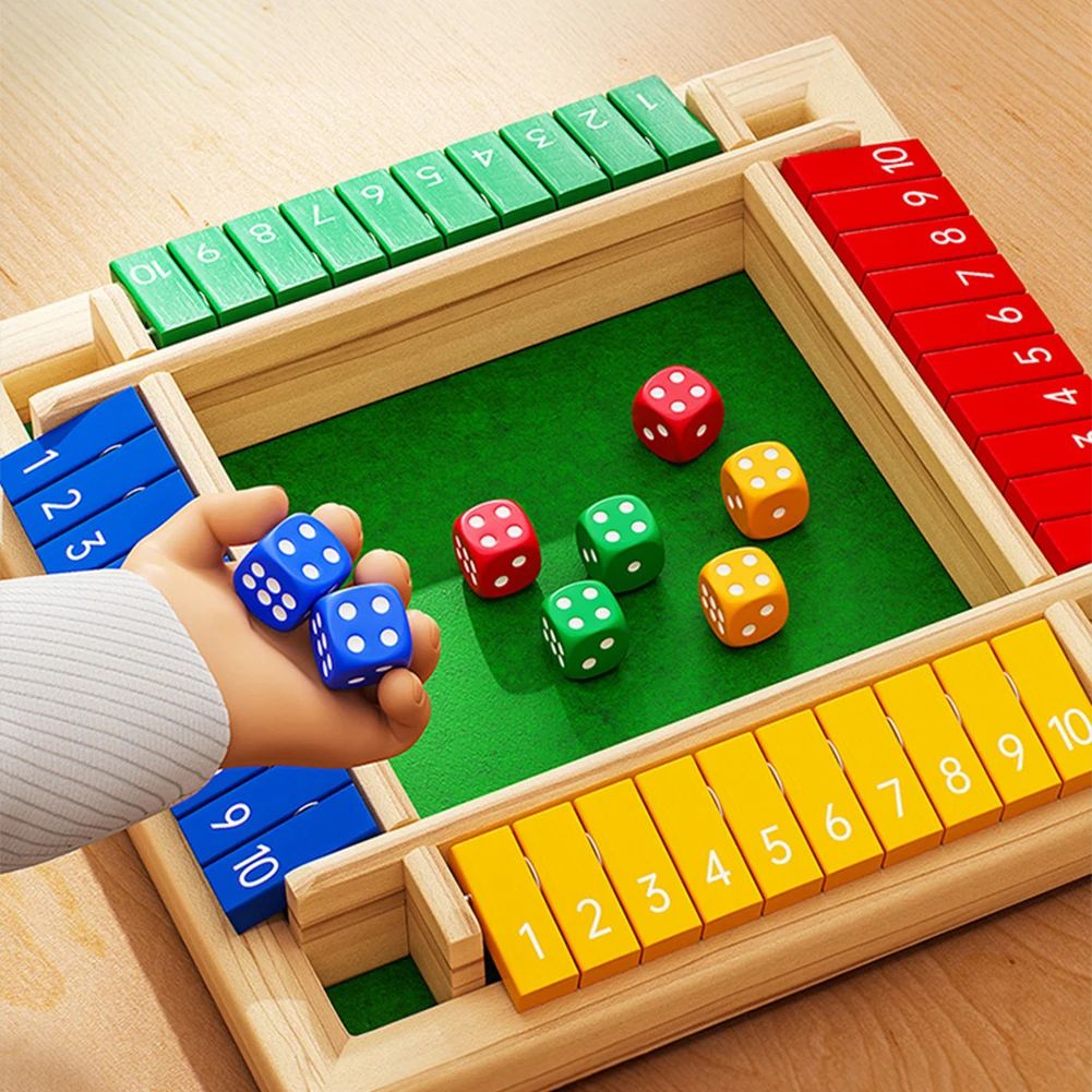 Six Sided Flipping Game Wooden - огляд і ціна Board Game Flip 7