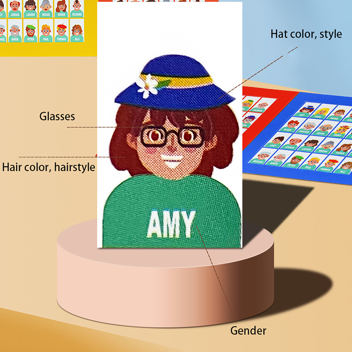 Family Guessing Board Game Who - огляд і ціна Board Game Recommendation