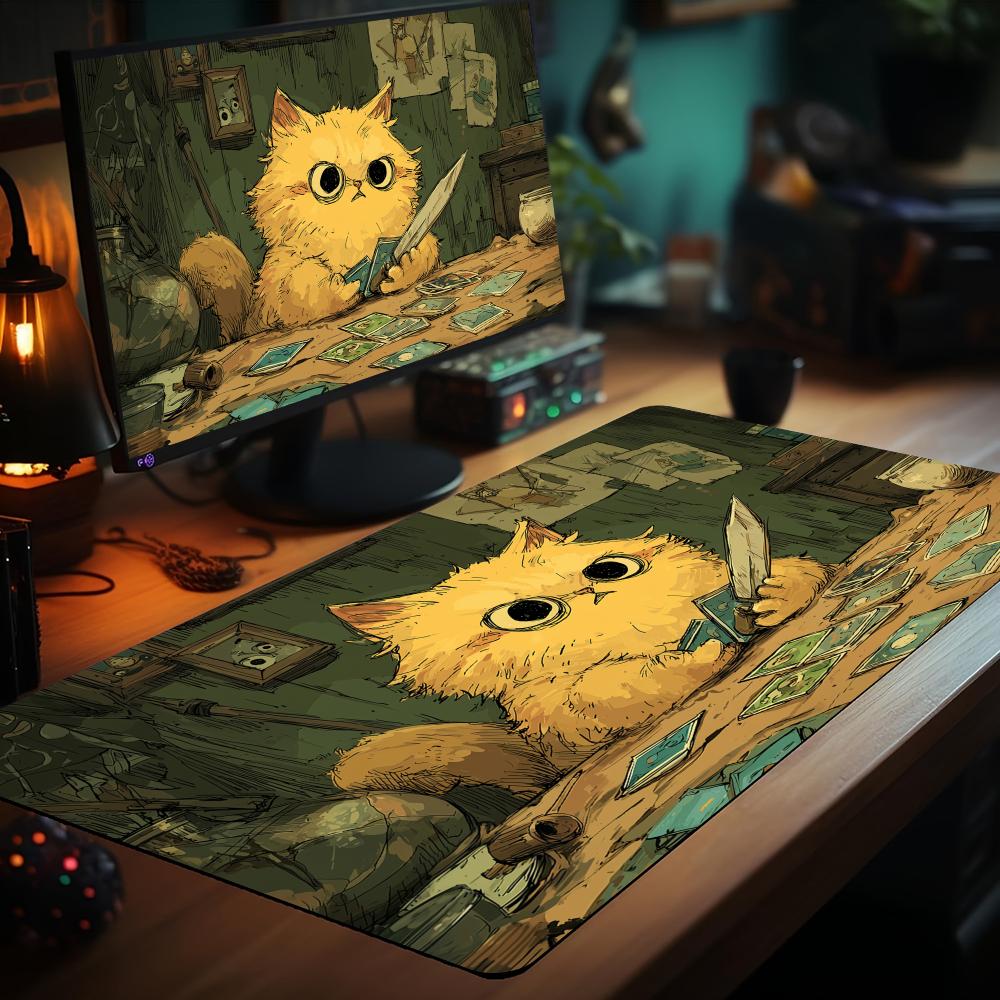 Cartoon-style orange cat Magic - огляд і ціна Play Mat Neoprene
