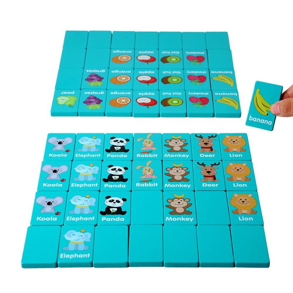 Wooden Memory Solitaire Matchi - огляд і ціна Board Game Flip 7