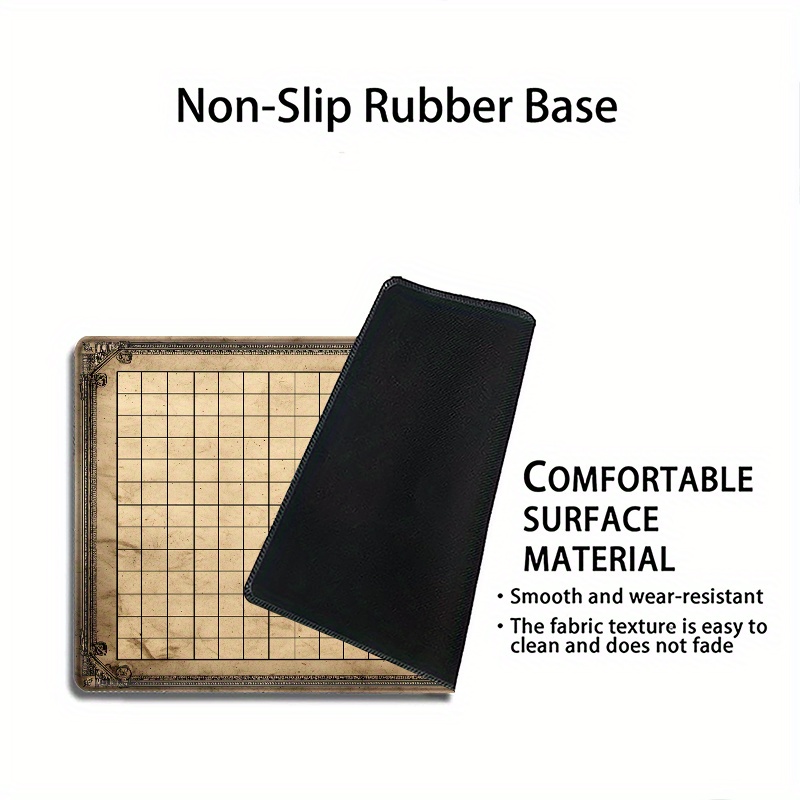Vintage Grid Tabletop Game Mat - огляд і ціна Play Mat Neoprene