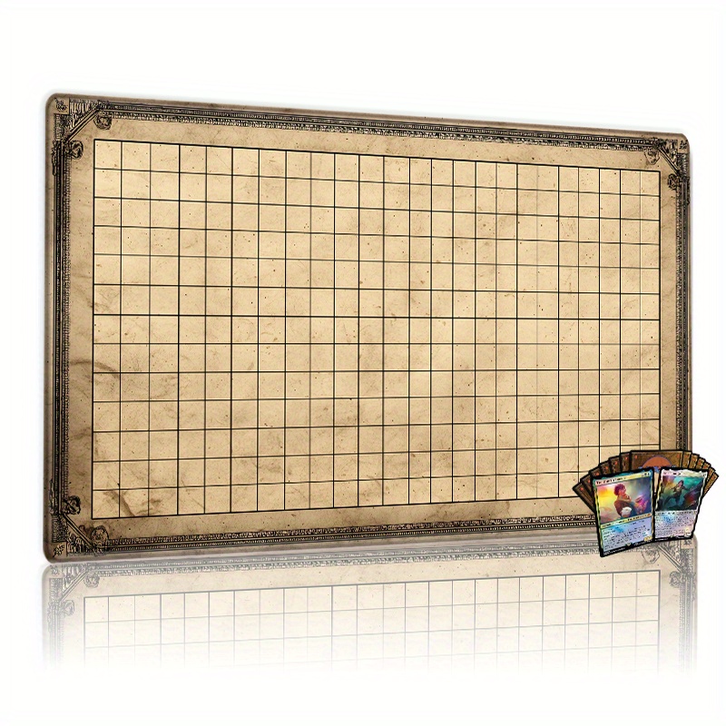 Vintage Grid Tabletop Game Mat - огляд і ціна Play Mat Neoprene