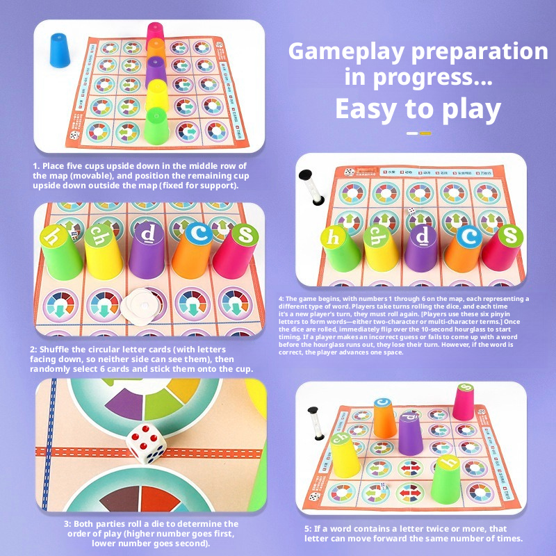 Hot Kids Chinese Pinyin Matchi - огляд і ціна Board Game Recommendation