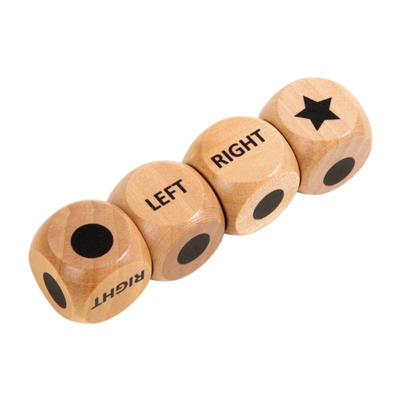 4Pcs Left Right Center Game Di - огляд і ціна Board Game Store