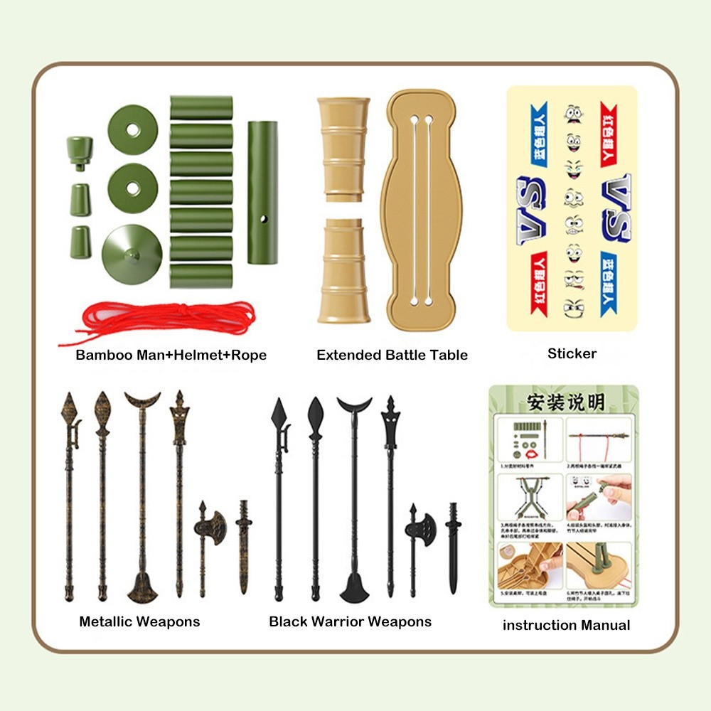 Two-player Battle Bamboo Man B - огляд і ціна Board Game Recommendation