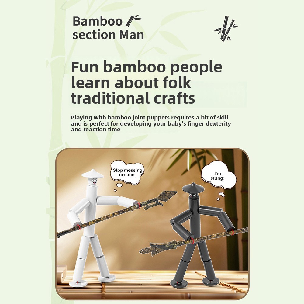 Two-player Battle Bamboo Man B - огляд і ціна Board Game Recommendation