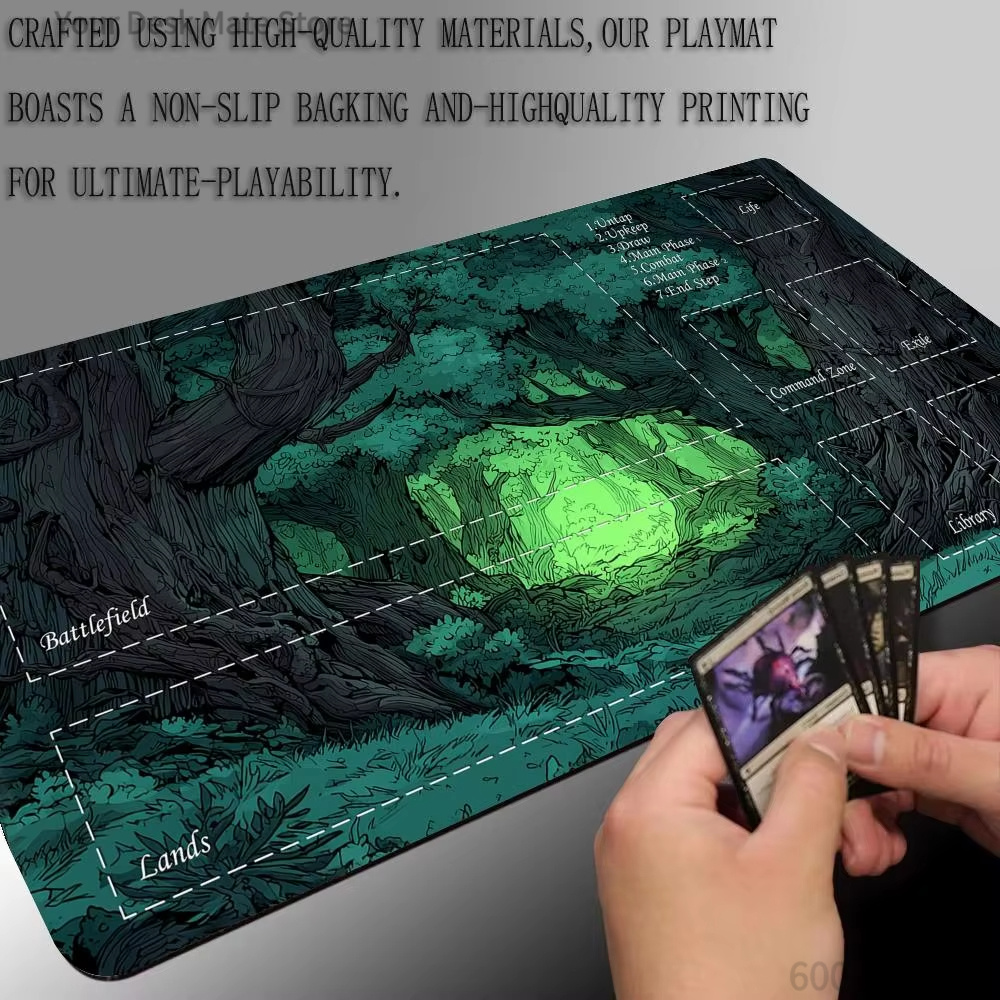 MTG Forest Theme Playmat Magic - огляд і ціна Play Mat Neoprene