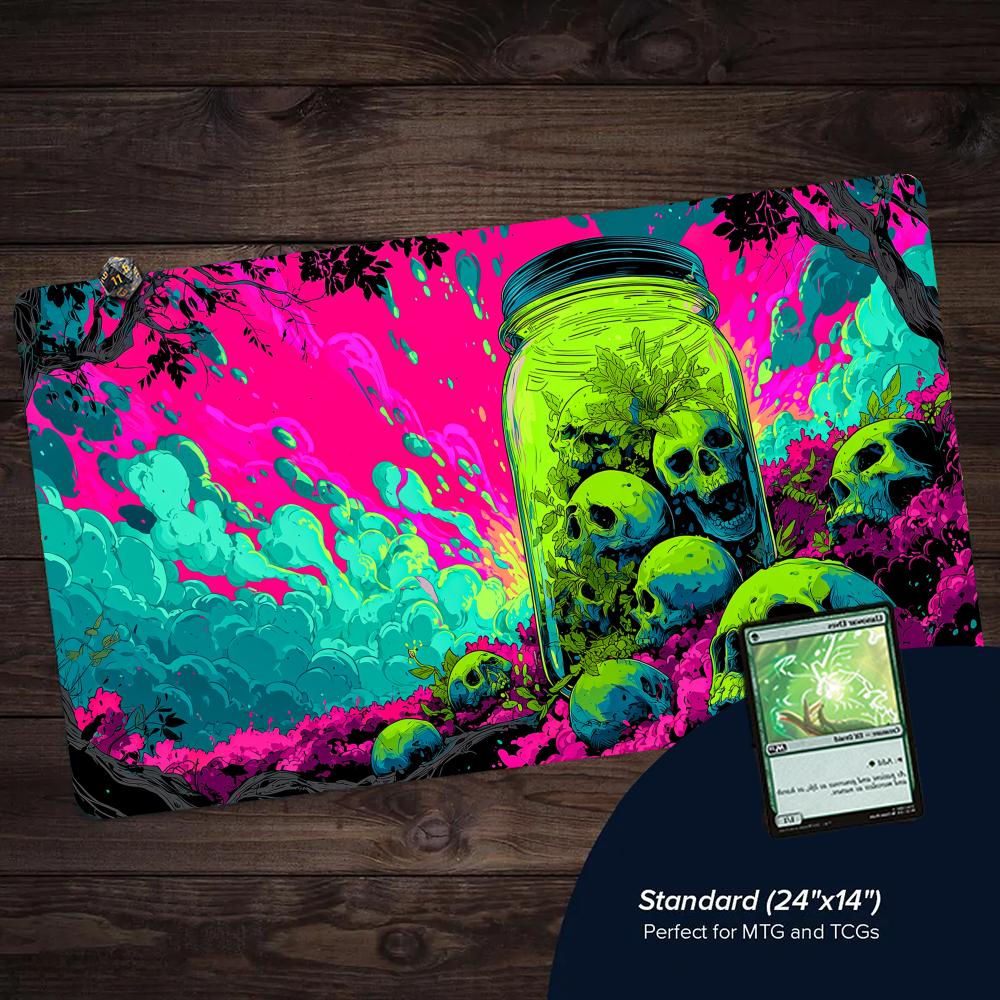 Neon Jungle and Skull Bottles  - огляд і ціна Play Mat Neoprene