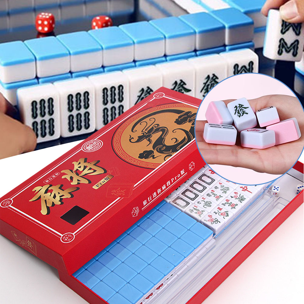 Portable Travel Mini Mahjong S - огляд і ціна Board Game Organization