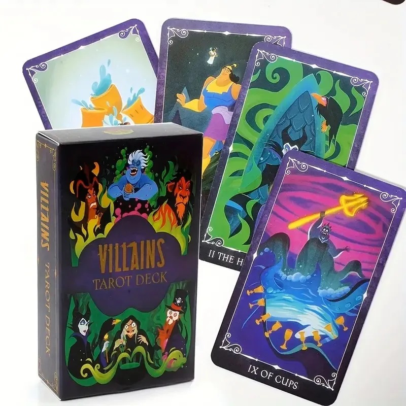 78pcs Villains Tarot Decks Hig - огляд і ціна Board Game Villainous