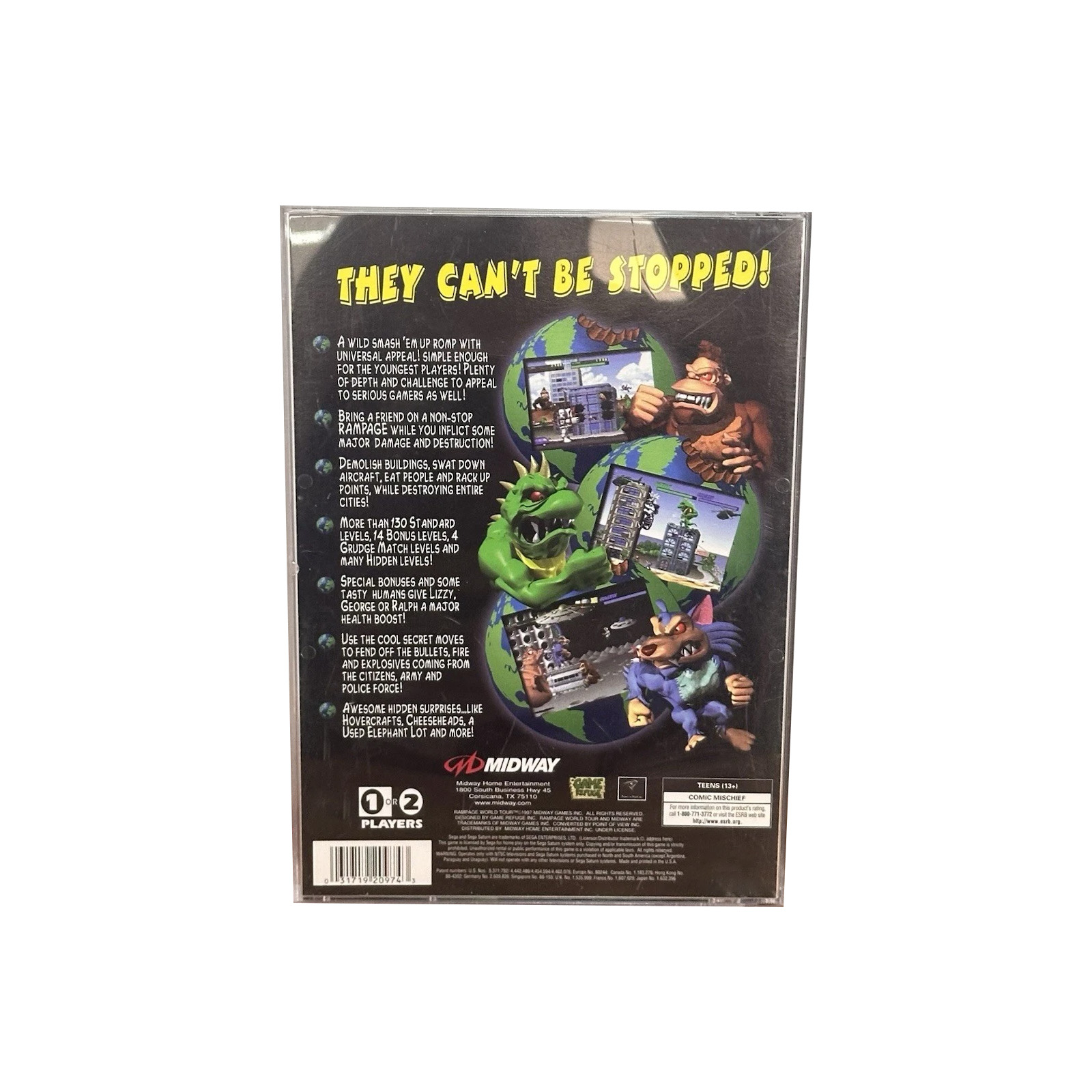 Saturn Copy Disc Game rampage  - огляд і ціна Board Game Multiplayer