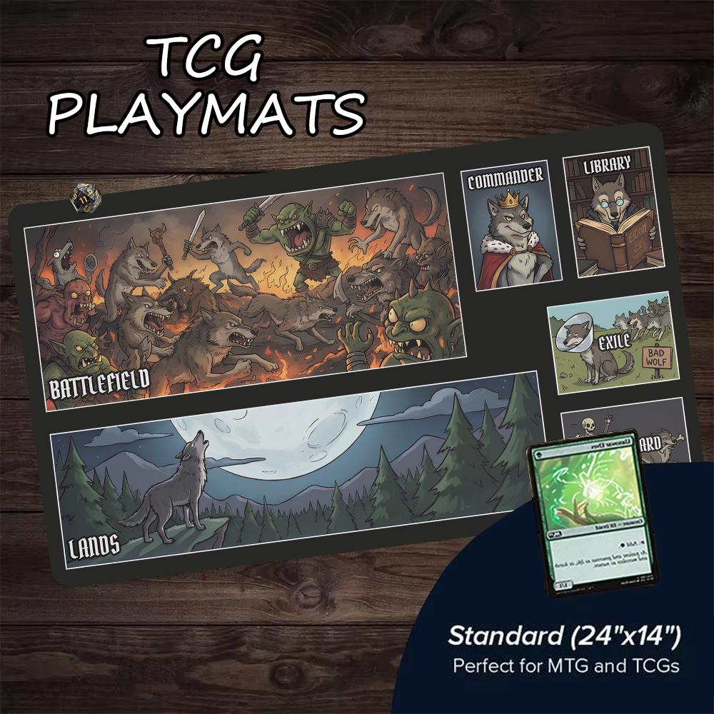Werewolf Tribe MTG&TCG Tableto - огляд і ціна Play Mat Neoprene