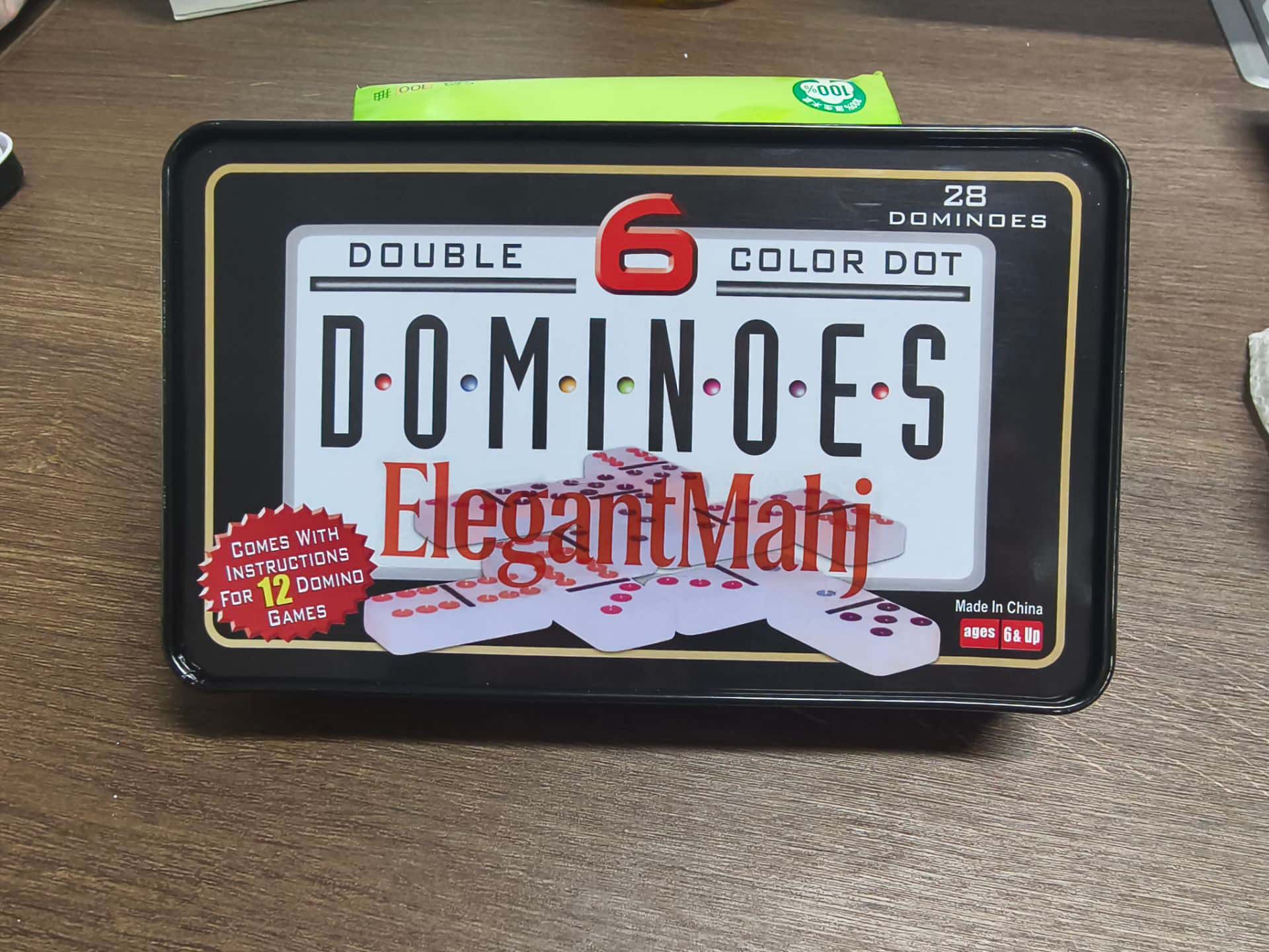 ElegantMahj Double Six Dominoe - огляд і ціна Board Game Dots