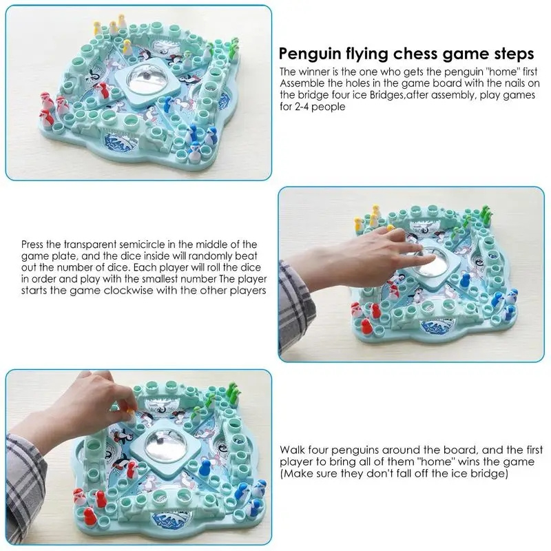 Multiplayer Penguin Flying Che - огляд і ціна Board Game Multiplayer