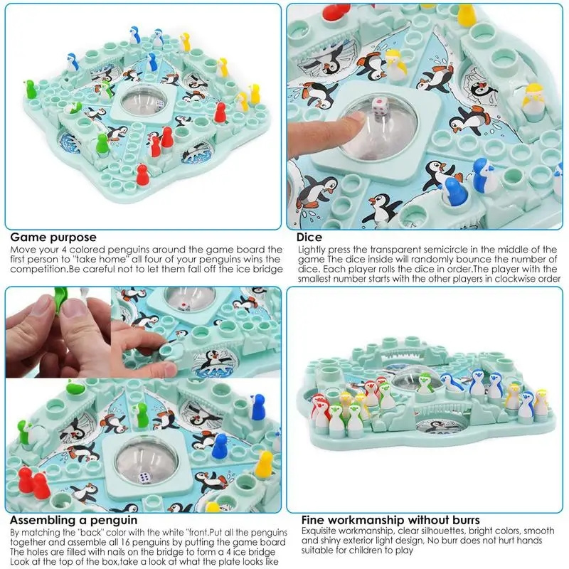 Multiplayer Penguin Flying Che - огляд і ціна Board Game Multiplayer