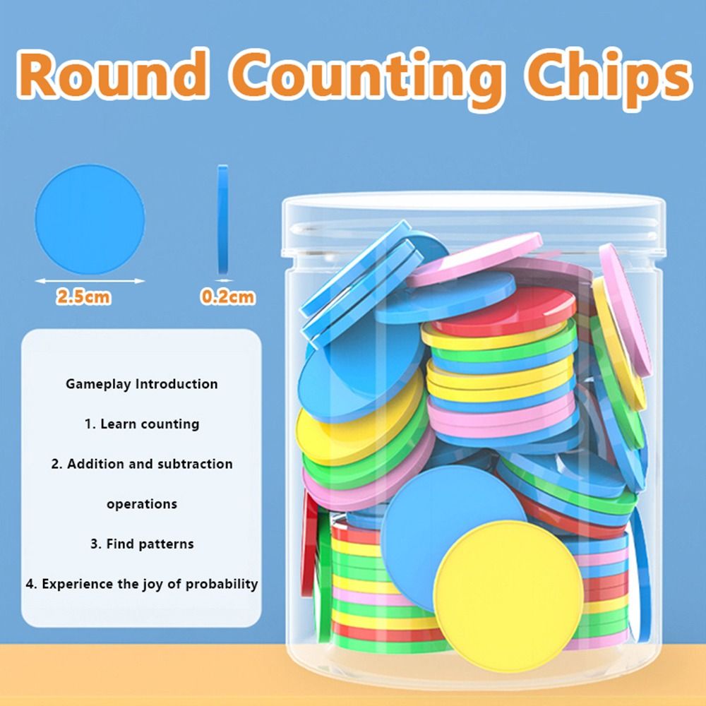 100pcs Plastic Counting Chips  - огляд і ціна Board Game Operation