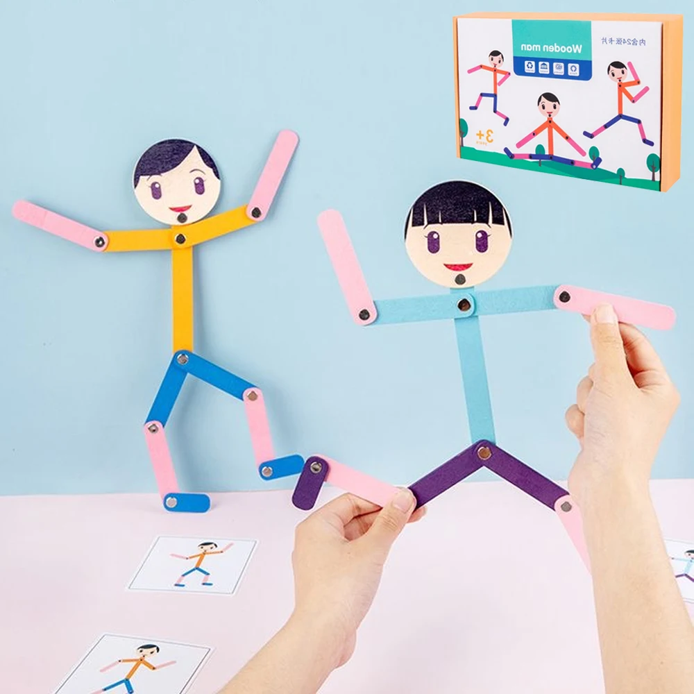 Sport Wooden Man Material DIY  - огляд і ціна Board Game Recommendation